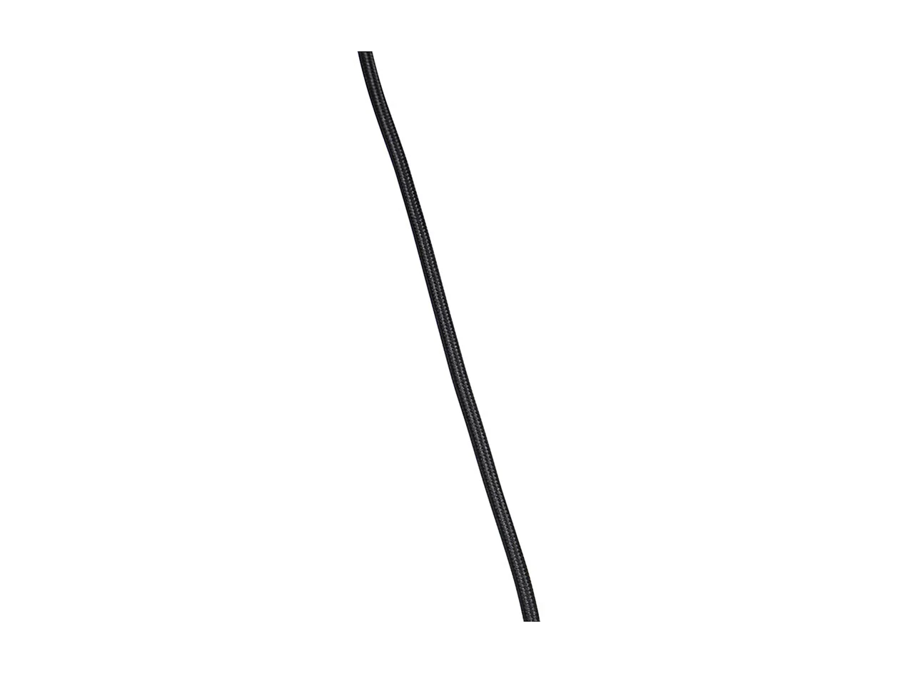 Suspension avec abat-jour en velours noir avec or 40 cm - Combi