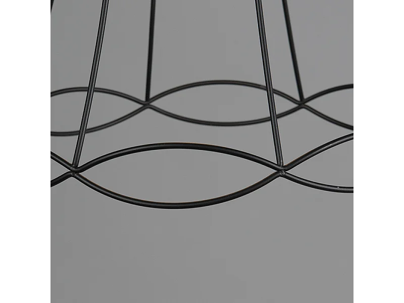 Suspension rétro noire 35 cm - Granny Frame