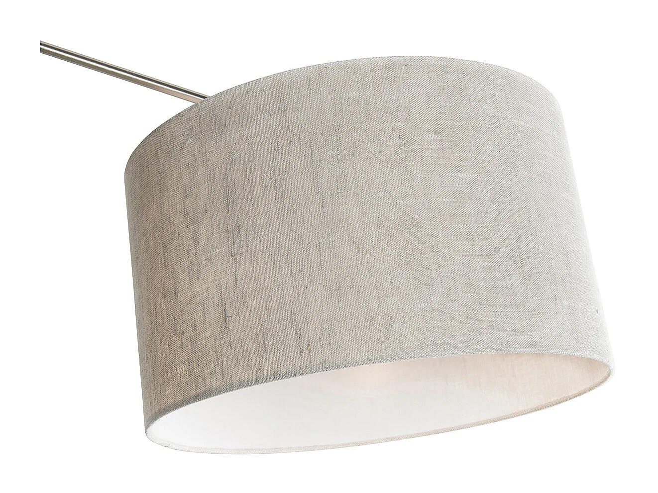 Lampe à suspension acier avec abat-jour 35 cm gris clair réglable - Blitz II