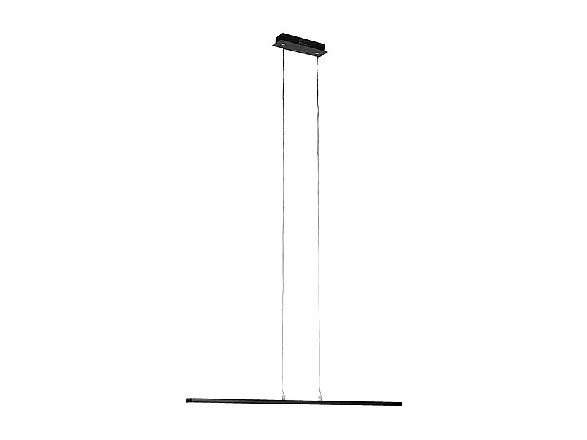 Suspension moderne noire 90 cm avec LED - Banda