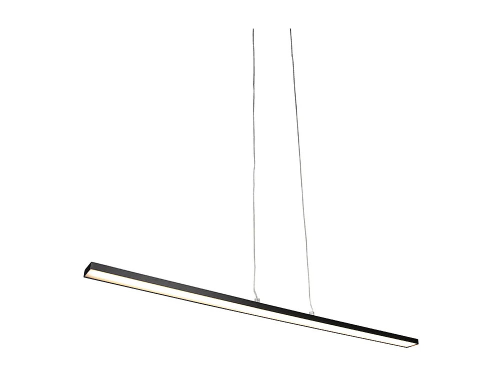 Suspension moderne noire 90 cm avec LED - Banda