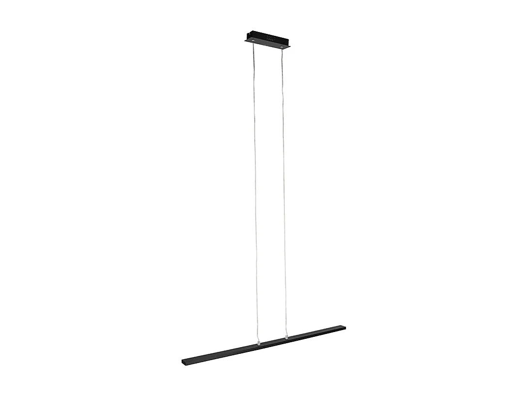 Suspension moderne noire 90 cm avec LED - Banda