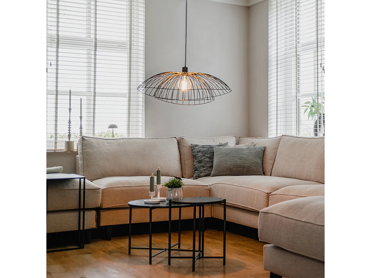 Suspension design noire 60 cm - Pua