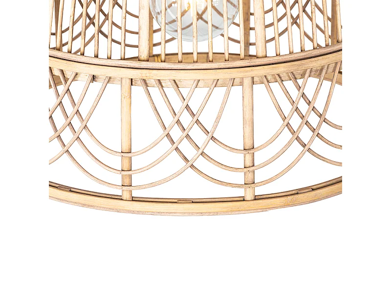Suspension orientale en rotin 44 cm - Michelle