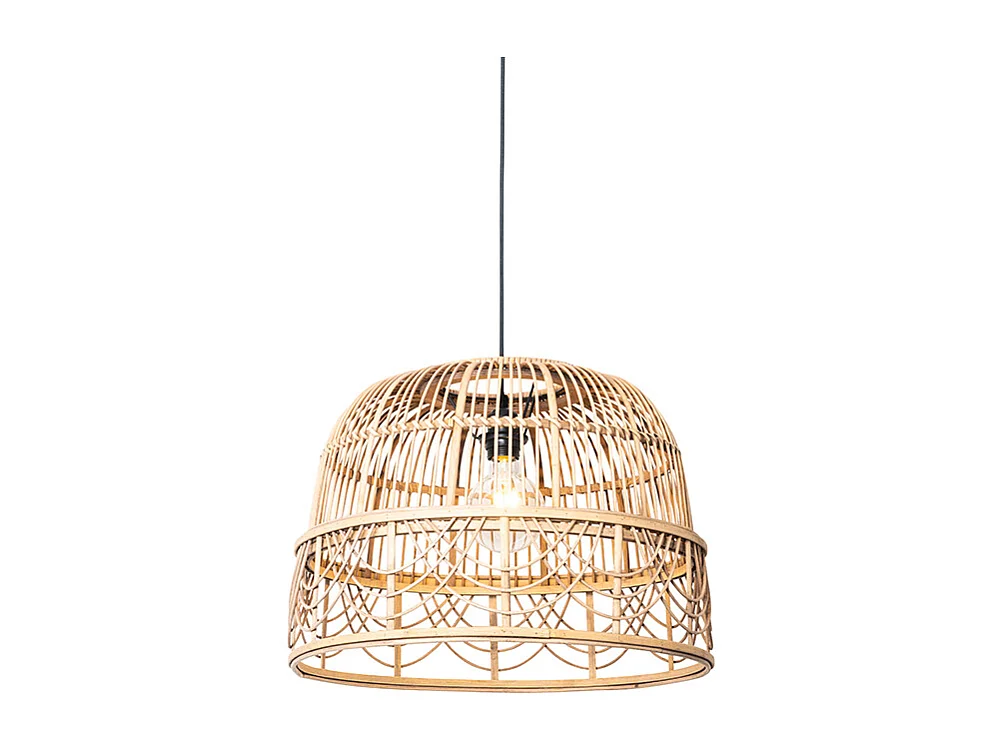 Suspension orientale en rotin 44 cm - Michelle