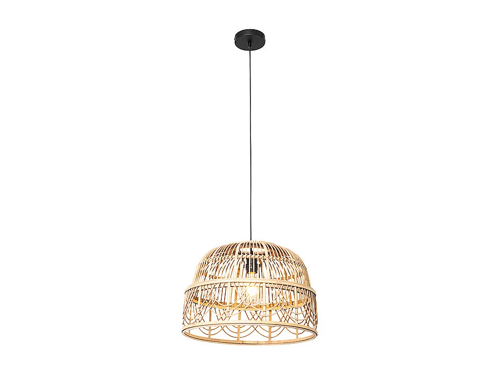 Suspension orientale en rotin 44 cm - Michelle