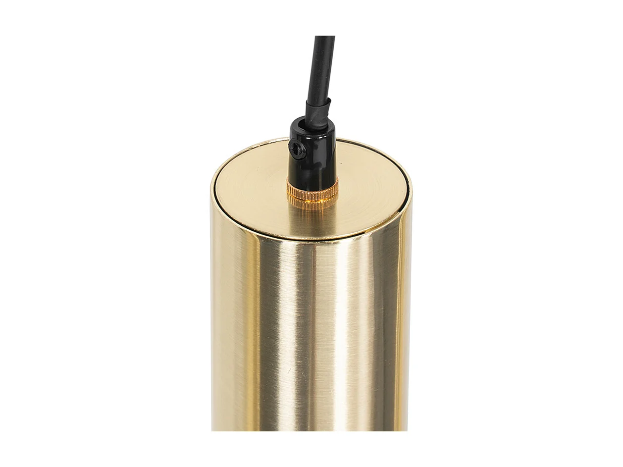 Suspension moderne en laiton 5 lumières - Jeana