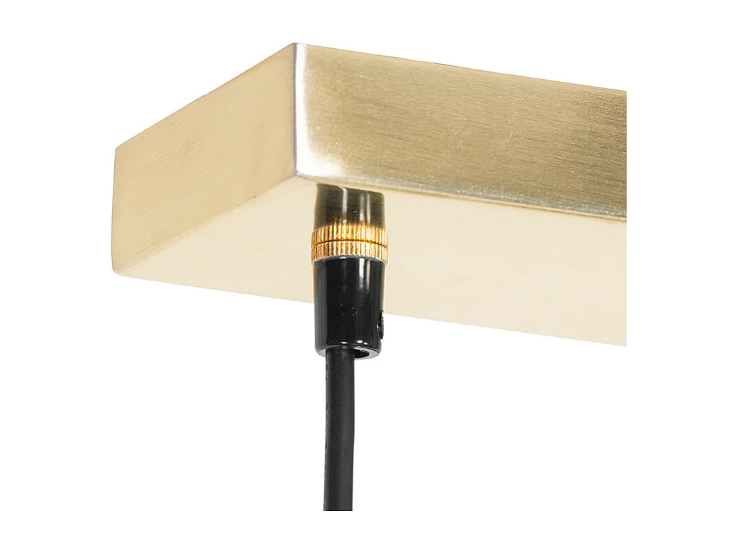 Suspension moderne en laiton 5 lumières - Jeana