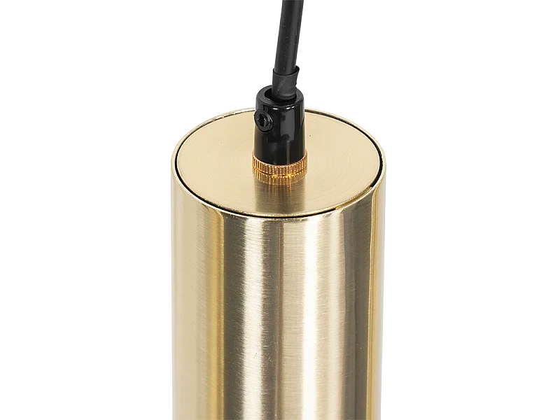 Suspension moderne en laiton 5 lumières - Jeana