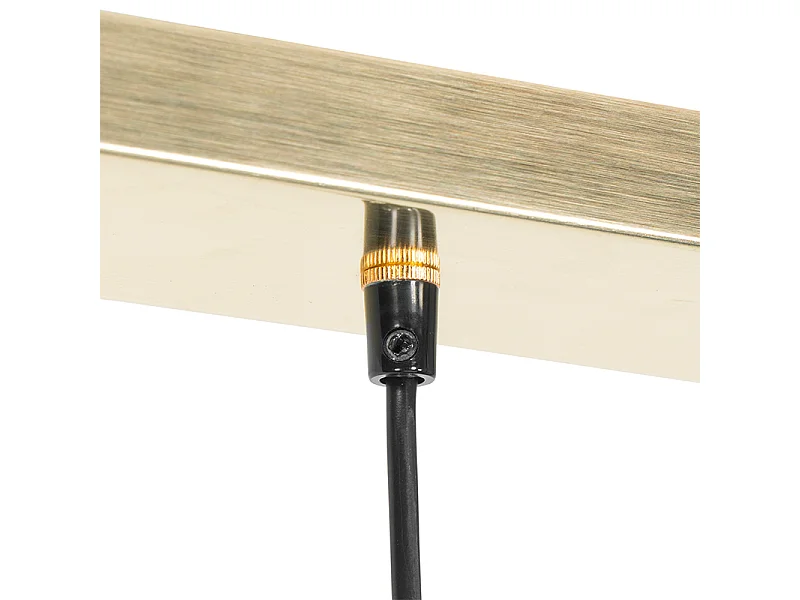 Suspension moderne en laiton 5 lumières - Jeana