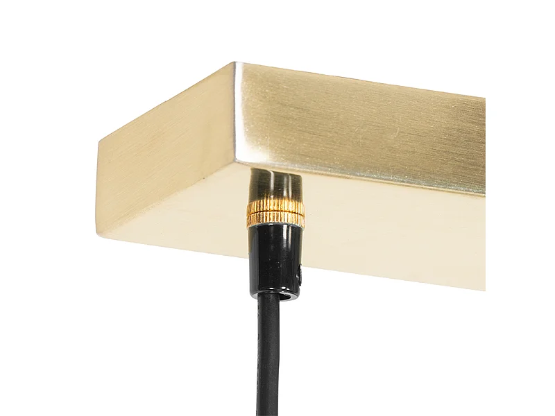 Suspension moderne en laiton 5 lumières - Jeana