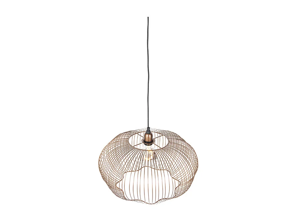 Suspension industrielle cuivre 49 cm - FINN