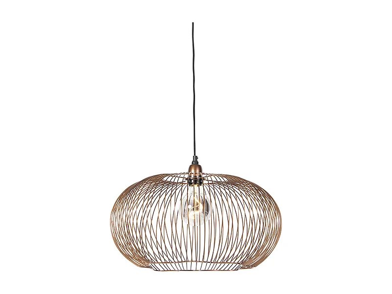 Suspension industrielle en cuivre 49 cm - Finn