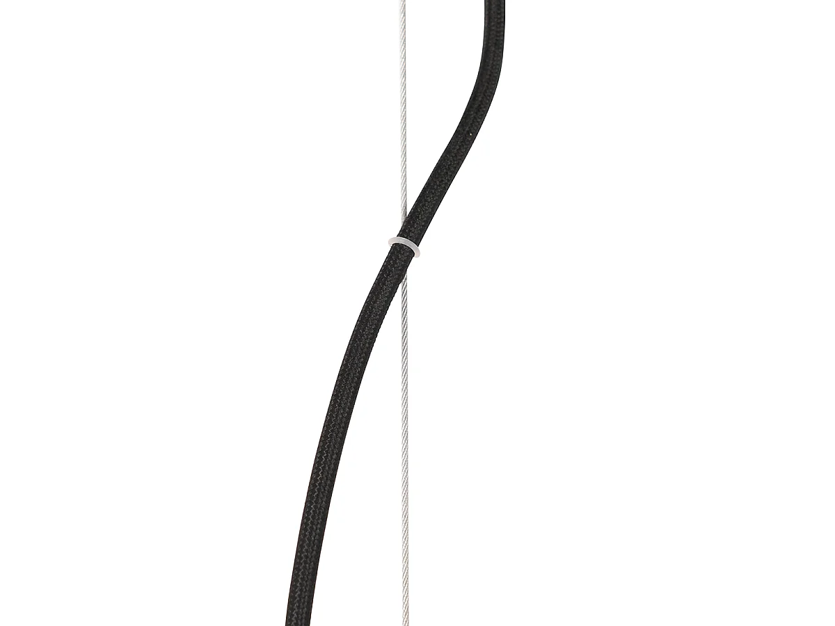 Suspension Art Déco dorée avec verre opale 3 lumières - Flore