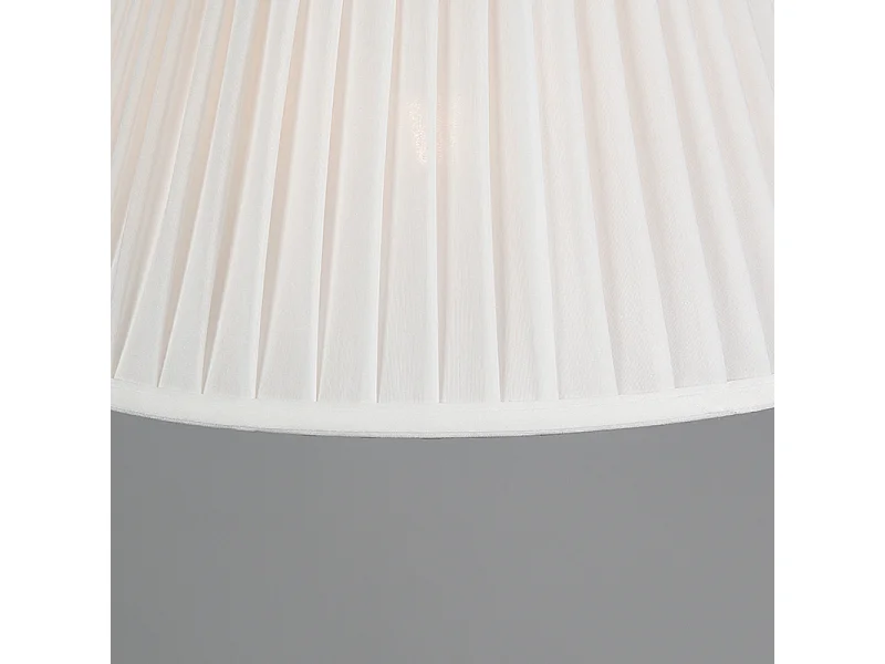 Lampe à suspension rétro blanche 35 cm - Plisse