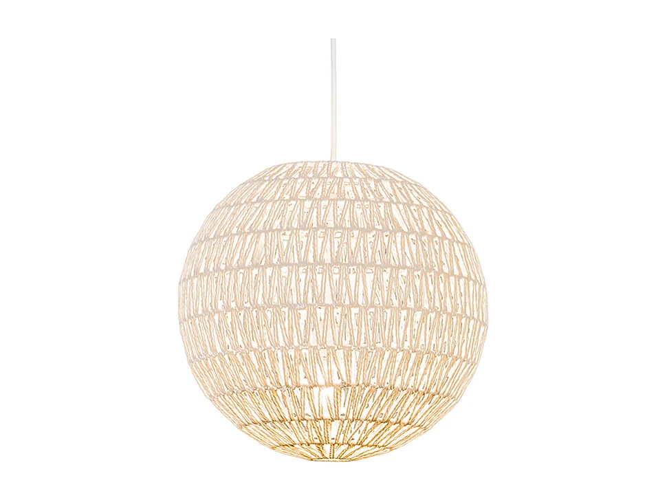 Suspension rétro blanche 40 cm - Lina Ball 40