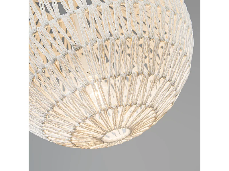 Suspension rétro blanche 40 cm - Lina Ball 40