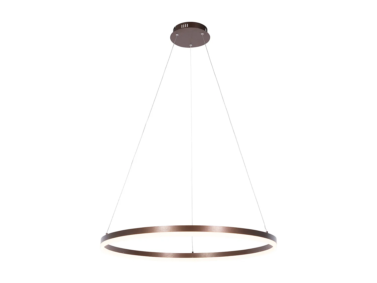 Suspension design bronze 80 cm avec LED dimmable en 3 étapes - Anello