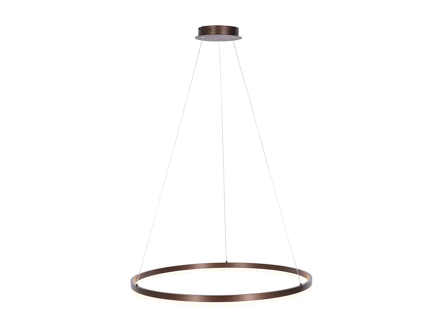 Suspension design bronze 80 cm avec LED dimmable en 3 étapes - Anello