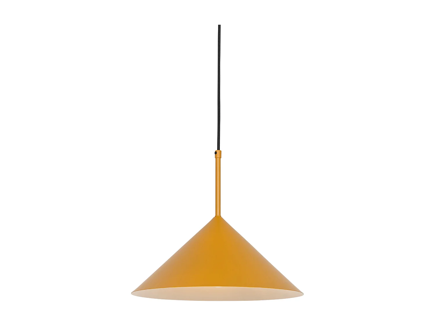Suspension design jaune triangle - Triangolo