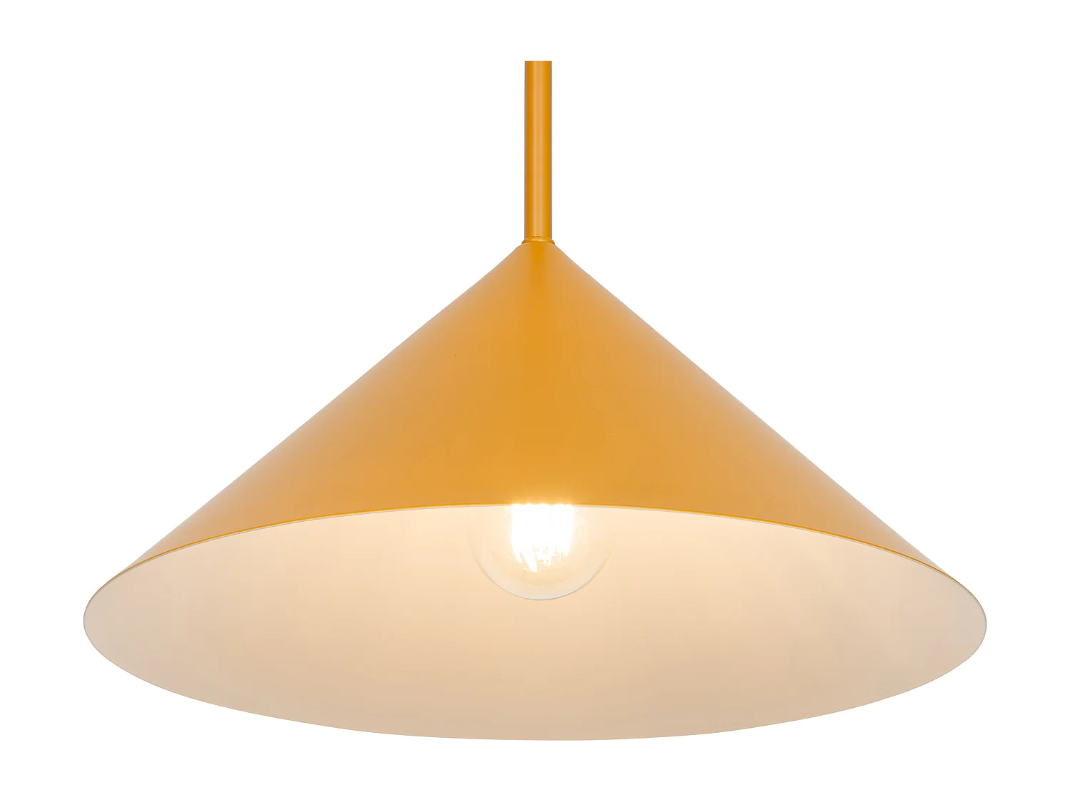 Suspension design jaune triangle - Triangolo