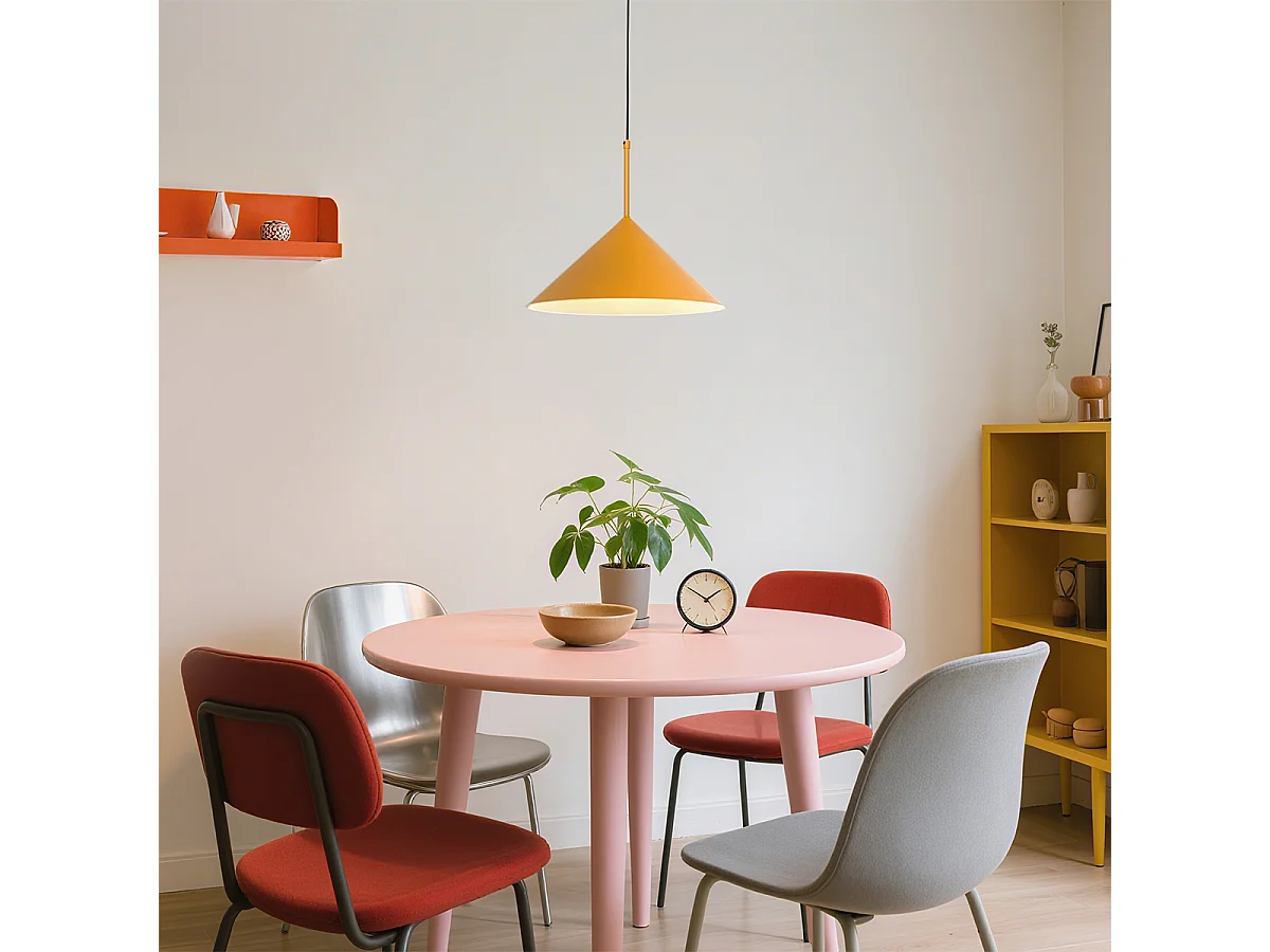 Suspension design jaune - Triangolo