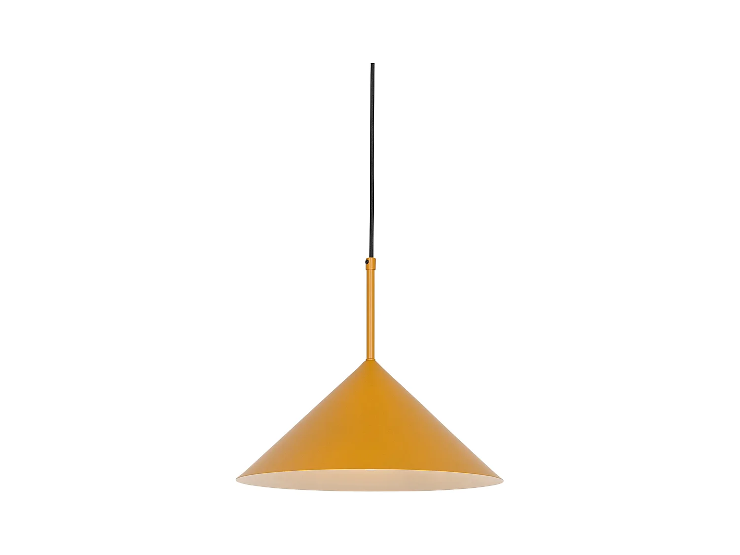 Suspension design jaune triangle - Triangolo
