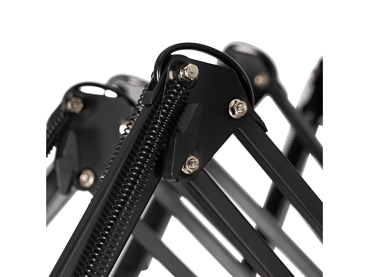 Suspension industrielle noire 16 lumières orientables - Hobby Spinne