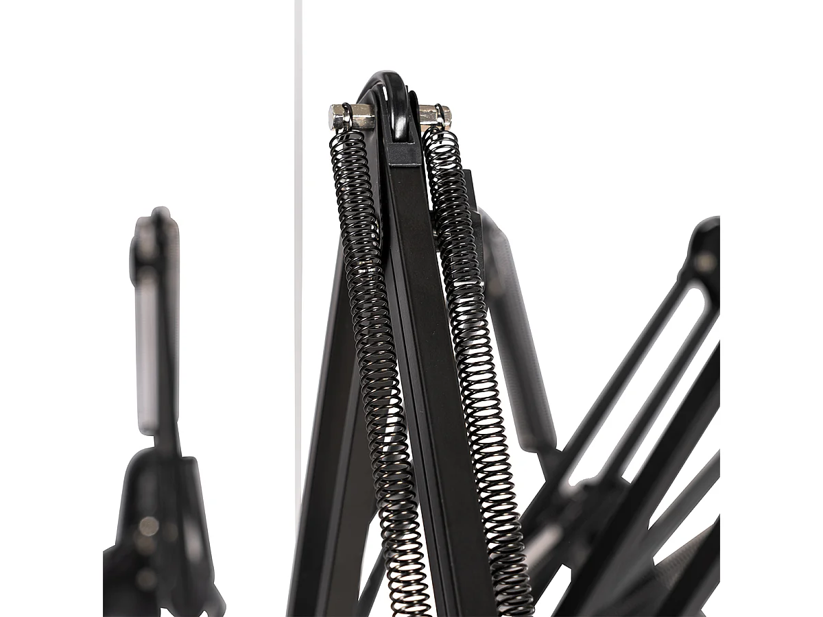 Suspension industrielle noire 16 lumières orientables - Hobby Spinne