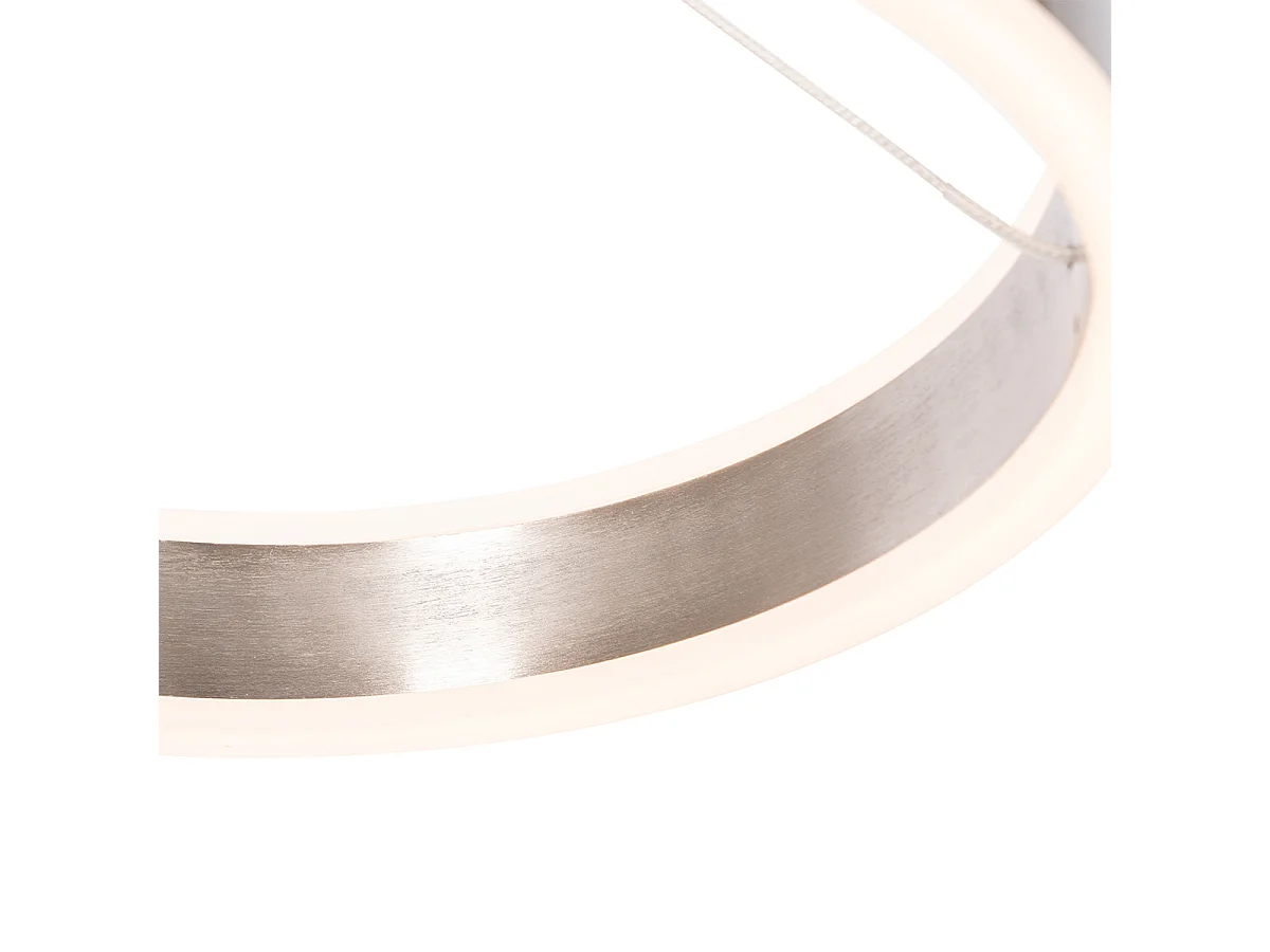 Suspension en acier 30 cm avec LED à 3 niveaux de luminosité - Lyani