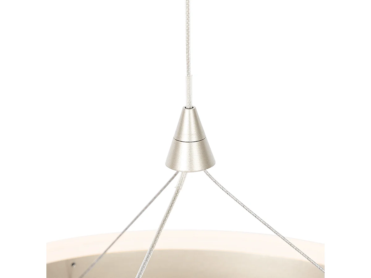 Suspension en acier 30 cm avec LED à 3 niveaux de luminosité - Lyani
