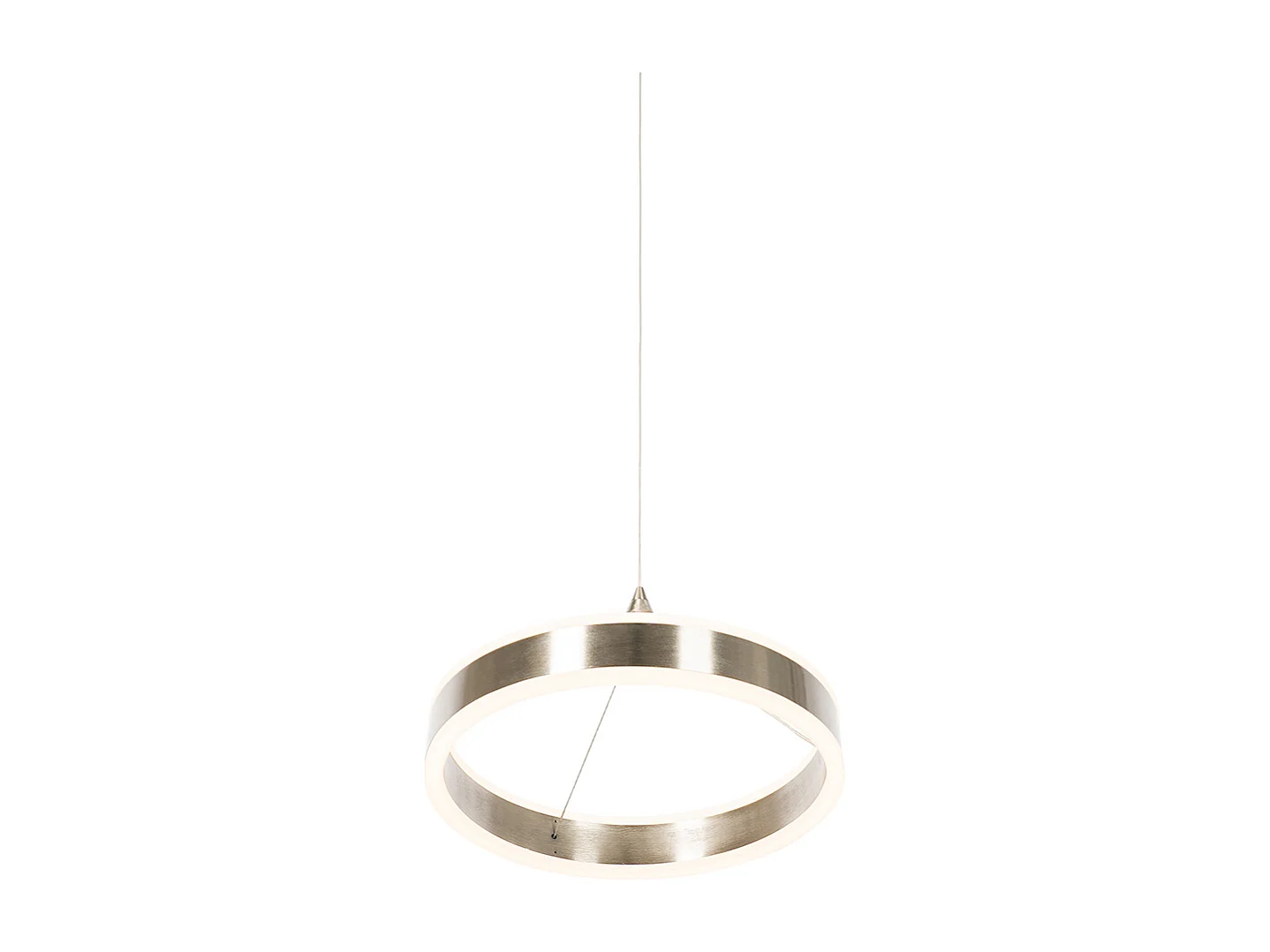 Suspension en acier 30 cm avec LED à 3 niveaux de luminosité - Lyani