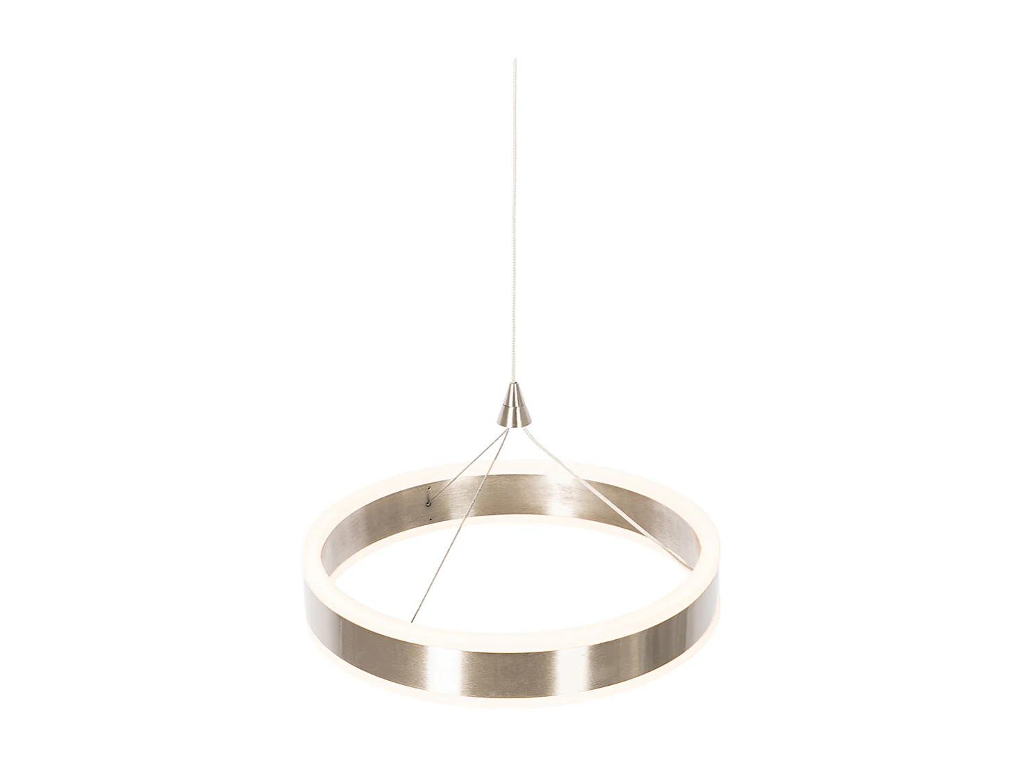 Suspension en acier 30 cm avec LED à 3 niveaux de luminosité - Lyani