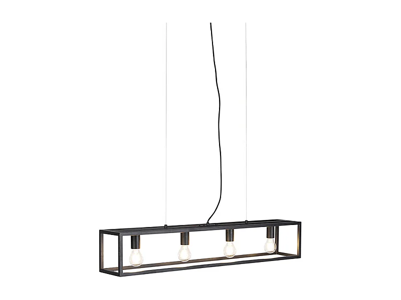 Suspension industrielle noire - Cage 4