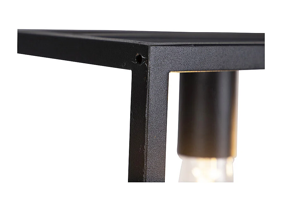 Suspension industrielle noire - Cage 4