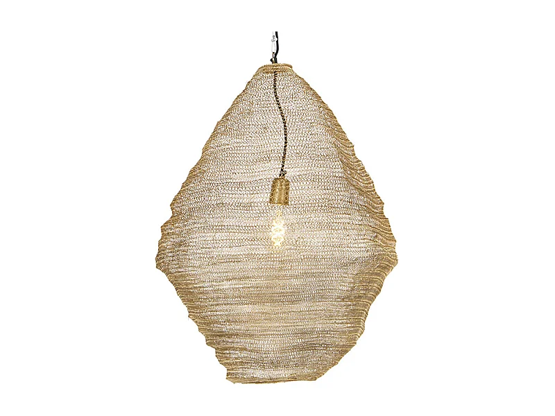 Suspension orientale dorée 60 cm - Nidum