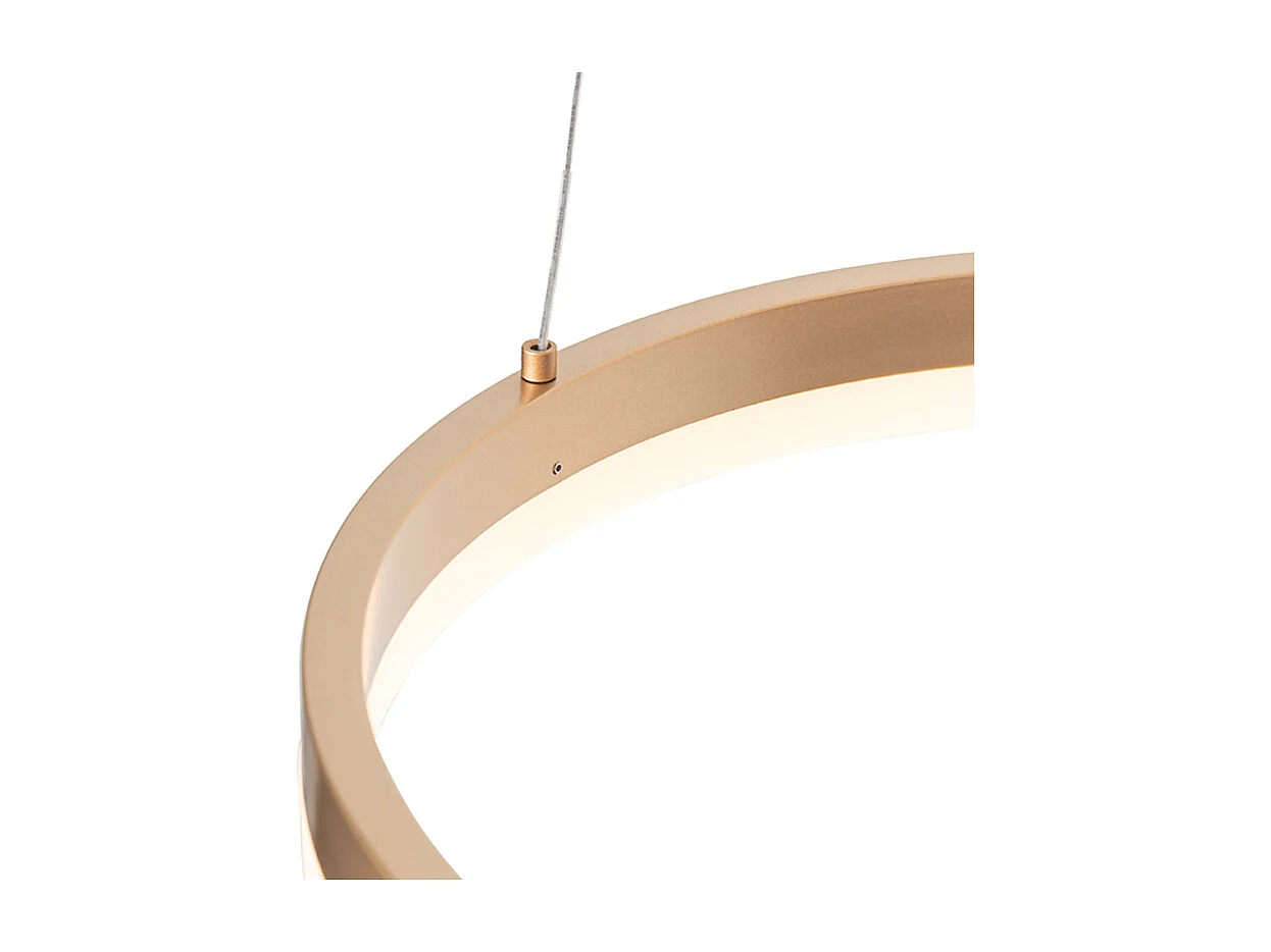 Suspension or 40 cm avec LED 3 marches dimmable - Anello