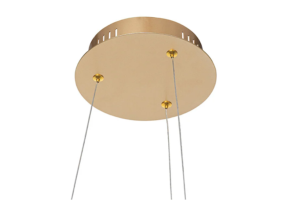 Suspension or 40 cm avec LED 3 marches dimmable - Anello