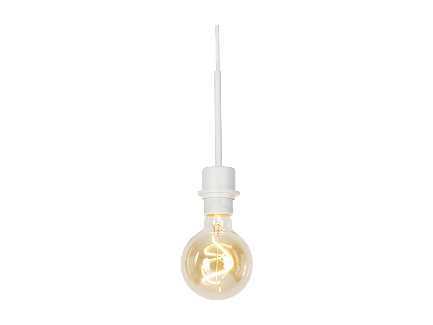 Suspension moderne blanche sans abat-jour - Combi 1