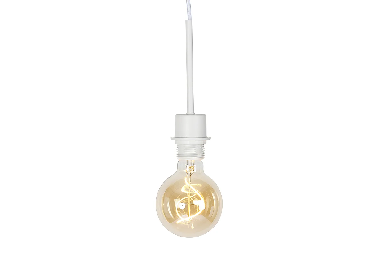 Suspension moderne blanche sans abat-jour - Combi 1