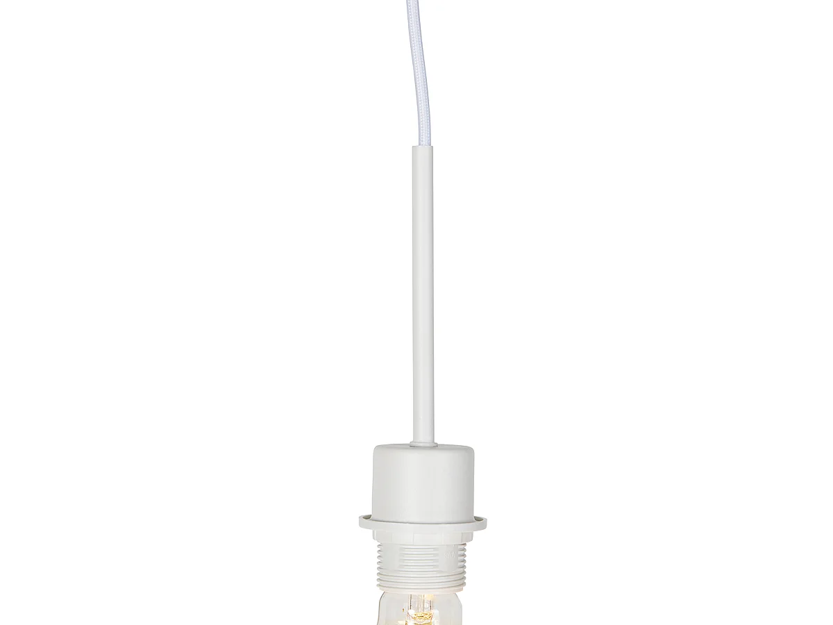 Suspension moderne blanche sans abat-jour - Combi 1