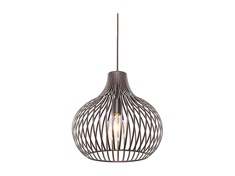 Suspension moderne marron 38 cm - Sapphira
