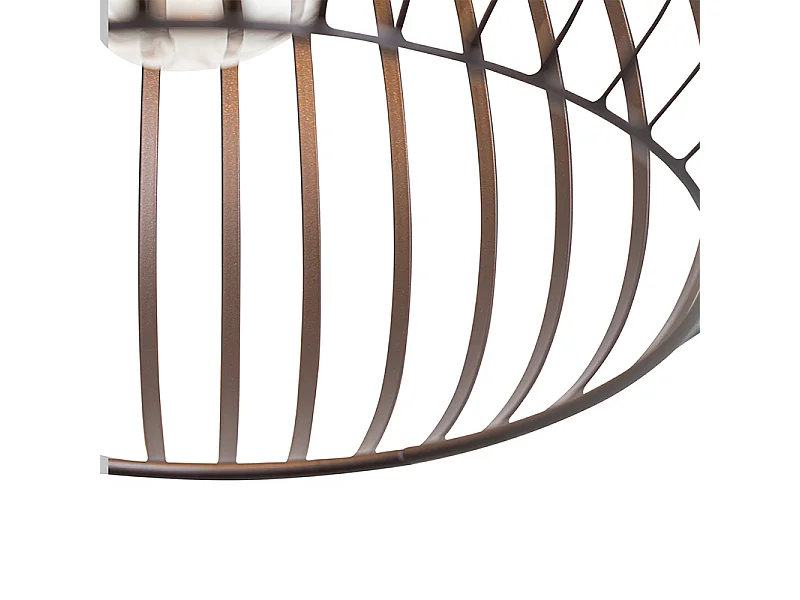 Suspension moderne marron 38 cm - Sapphira