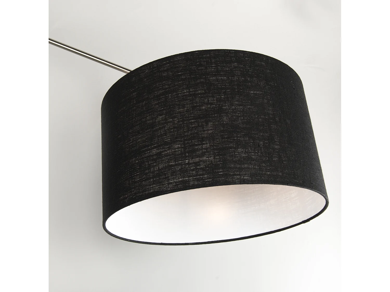 Lampe à suspension acier avec abat-jour 35 cm noir réglable - Blitz II