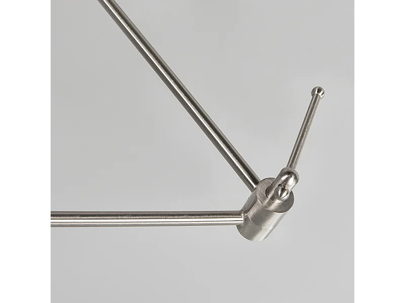 Lampe à suspension acier avec abat-jour 35 cm noir réglable - Blitz II