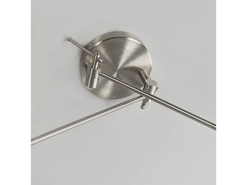 Lampe à suspension acier avec abat-jour 35 cm noir réglable - Blitz II