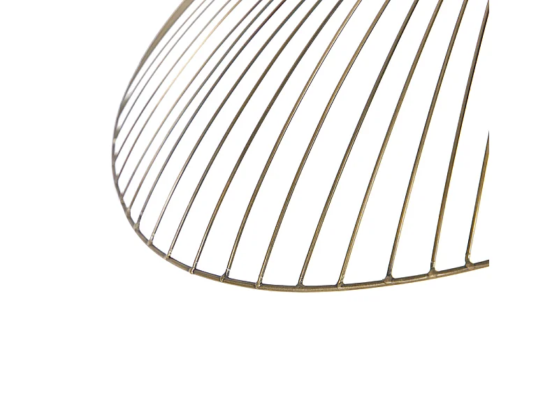 Suspension design en laiton filaire 64cm - Pia