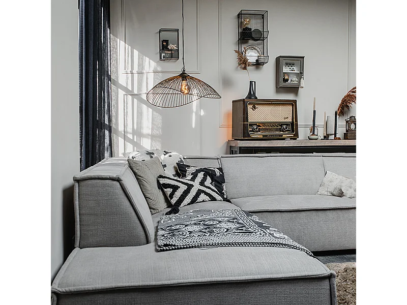 Suspension design en laiton 64 cm - Pia