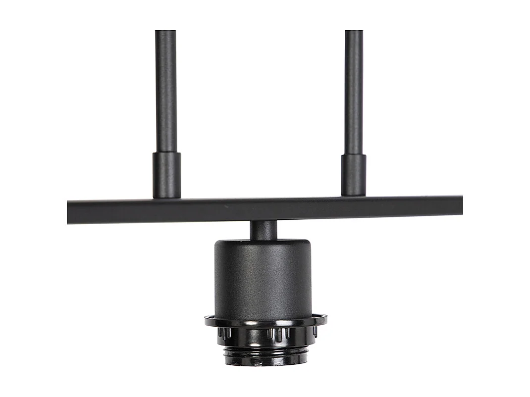 Lampe suspendue noir sans abat-jour - Combi 3 Deluxe