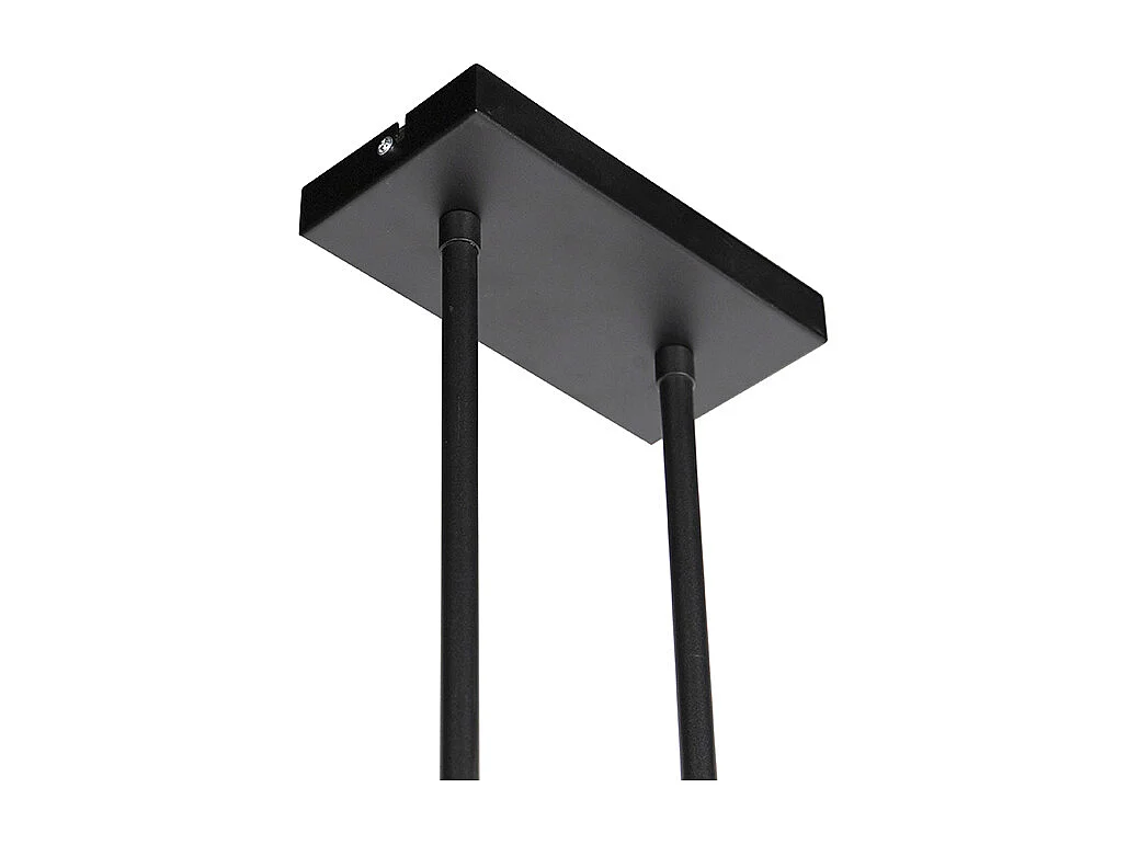 Suspension noire sans abat-jour - Combi 3 Deluxe